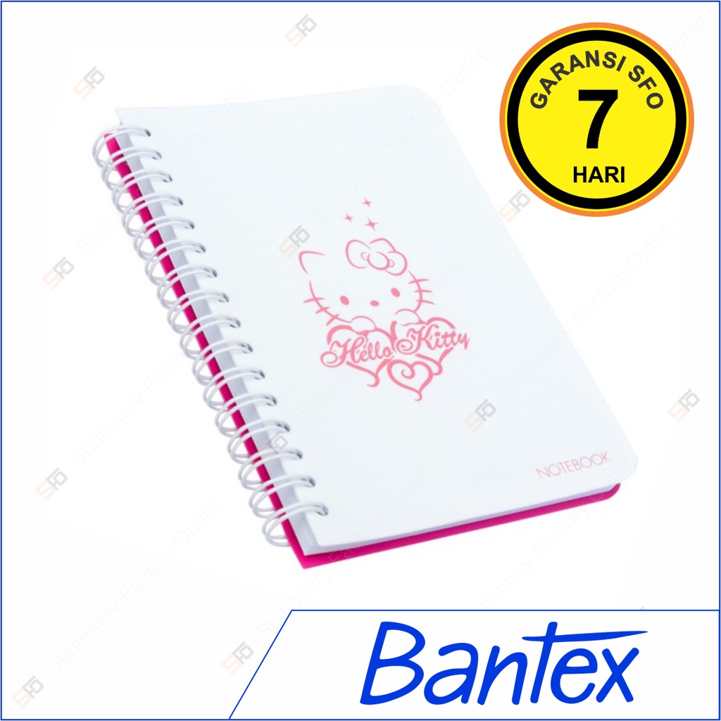 

Notebook Hello Kitty A6+ Bantex - 80 Sheets 8022A21HK