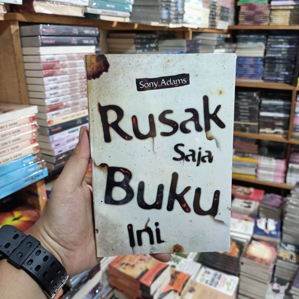 Jual BUKU RUSAK SAJA BUKU INI - SONY ADAMS [cahyabook] | Shopee Indonesia