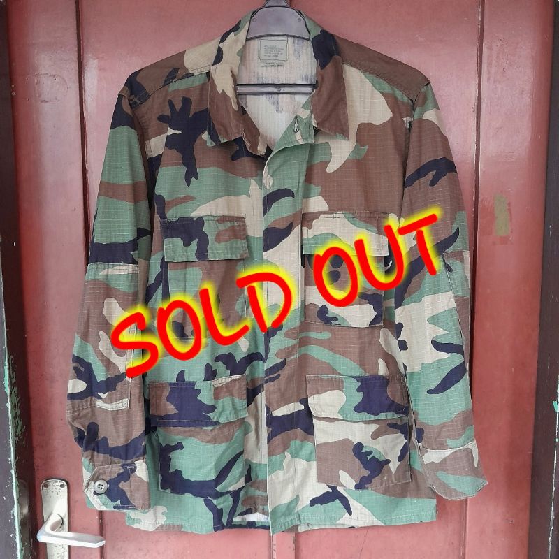 BDU Woodland USA Second Like New Kemeja Camouflage