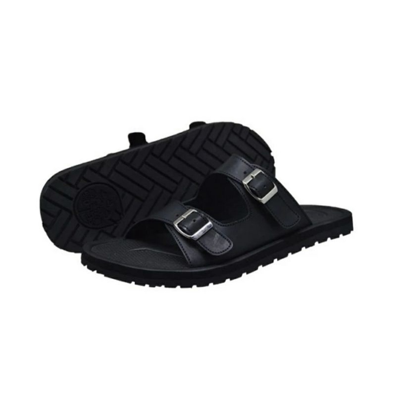 Sandal Jepit JV-13 Ukuran Super JUMBO 44-49 Jepit BULE TURIS KULIT Tebal Kasual empuk , 47