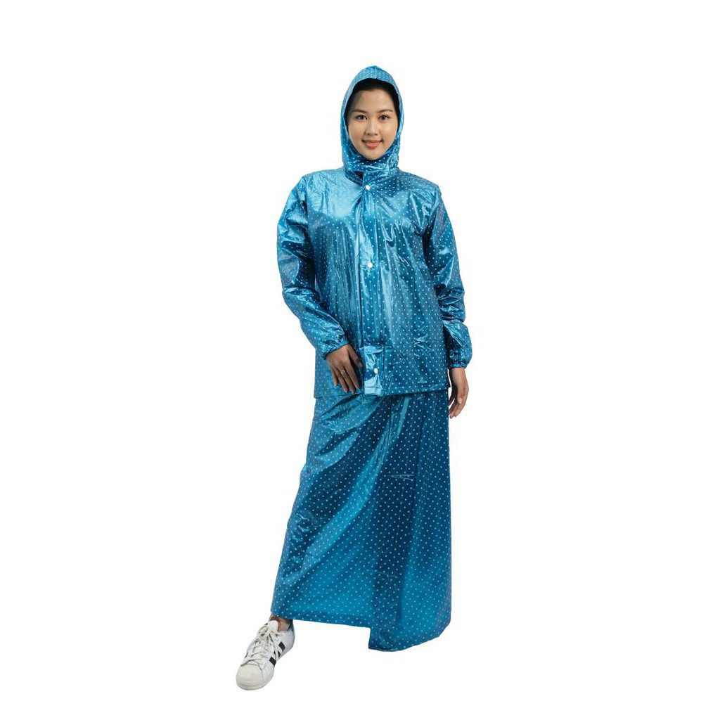 IDOLAKU Jas Hujan Plevia 870 Jaket Rok / Jas hujan wanita Rok 870  - Plevia Semarang