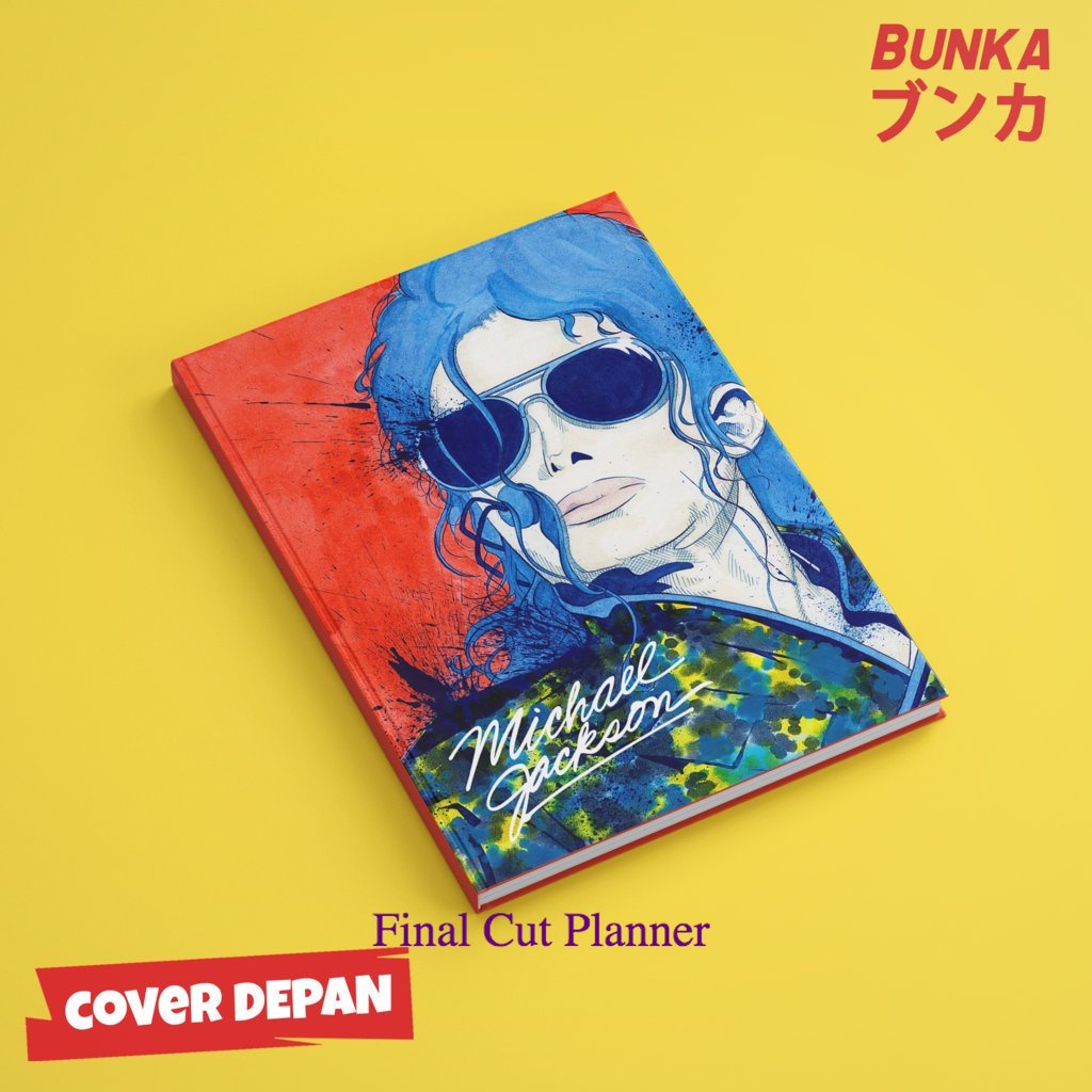 

Notebook 80's Michael Jackson Hardcover A5 Buku Tulis Catatan Notes Agenda Planner Jurnal .