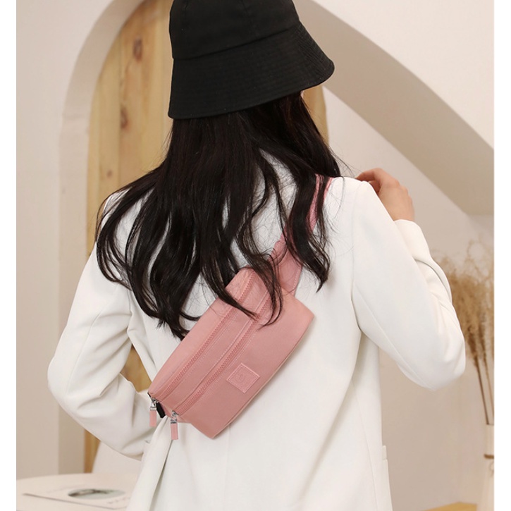 Tas Punggung Selempang Wanita Waistbag Wanita Waterproof Nylon CF012