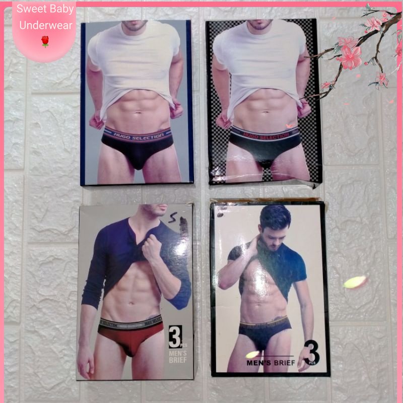 3 PCS HUGO SELECTION S M L XL XXL ORIGINAL ASLI || CELANA DALAM HUGO PRIA REMAJA DEWASA ASLI ORIGINA