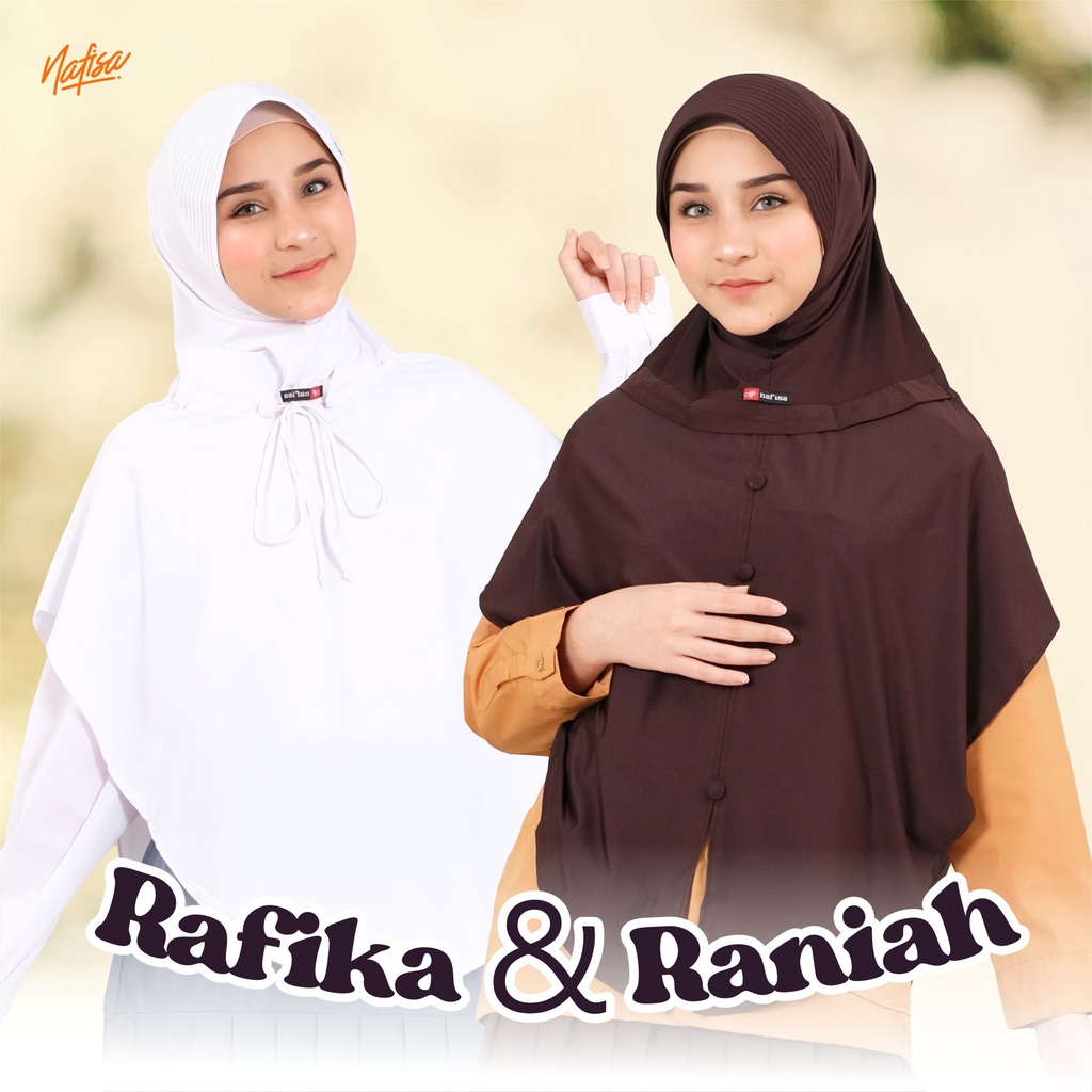 Nafisa Rafika Raniah - Jilbab Anak Sekolah Hijab Tali Ukuran Lengkap (SD-SMA)