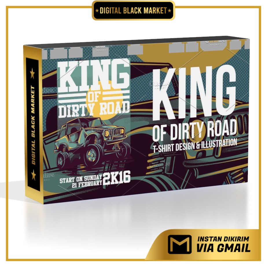 King Of Dirty Road Illustration