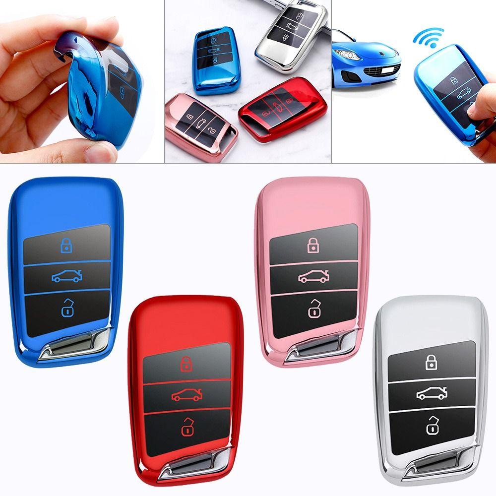 Top Remote Key Case New Aksesoris Mobil Skin Key Fob Cover