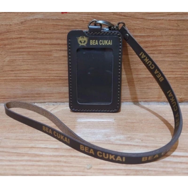 

holder kalung id card kulit bea cukai new arrival