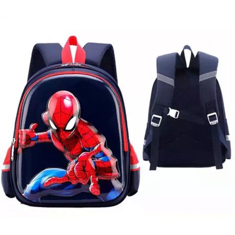 BPT Tas Ransel Anak sekolah Superhero Spiderman Terbaru Populer Favorite Anak tk sd smp HIhg Quality