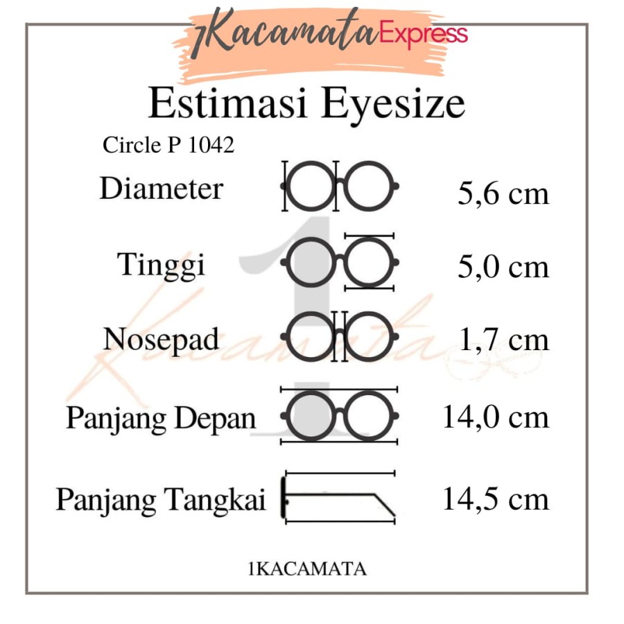 PAKET FRAME + LENSA KACAMATA HITS KEKINIAN 1042