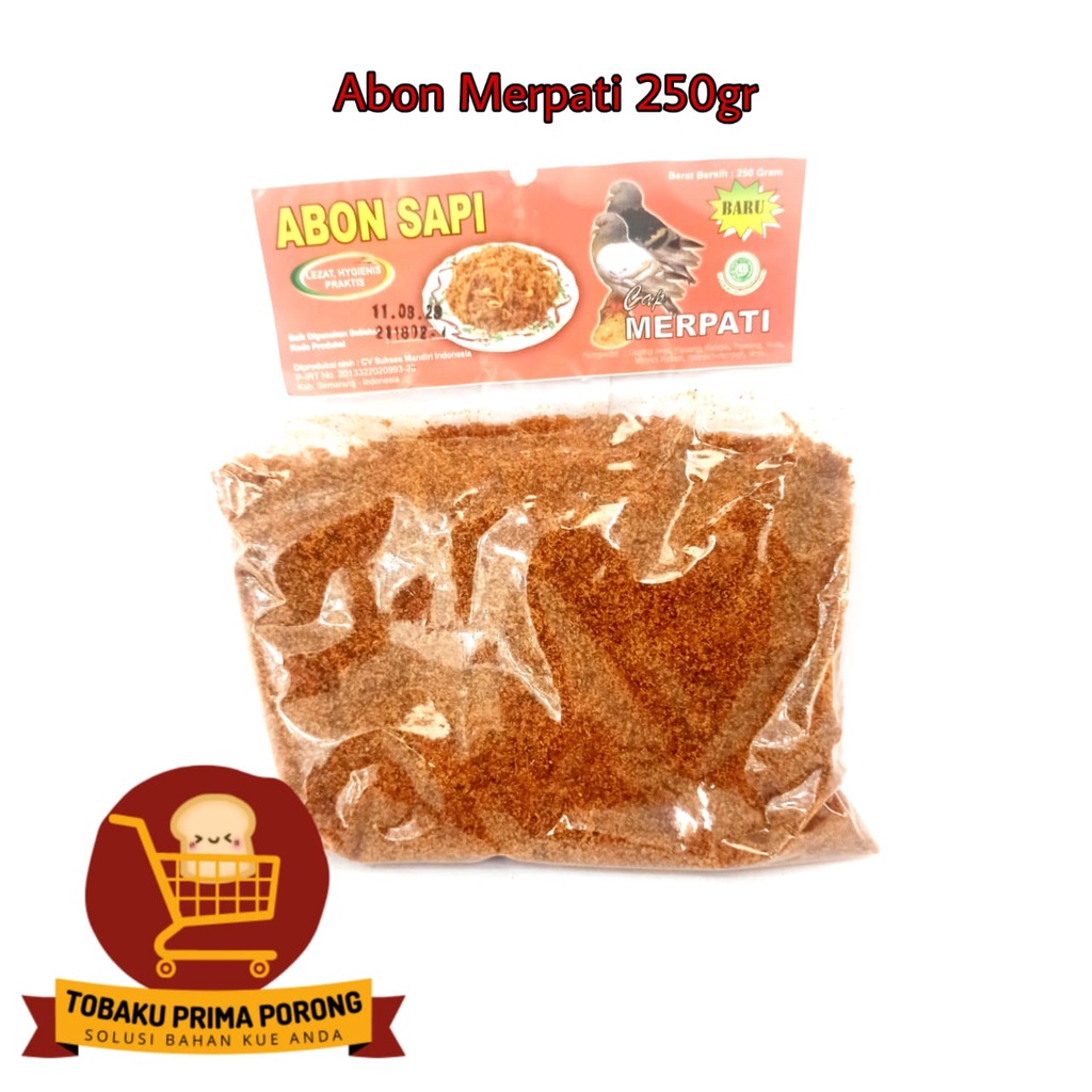 

ABON SAPI MERPATI KEMASAN 250 gr