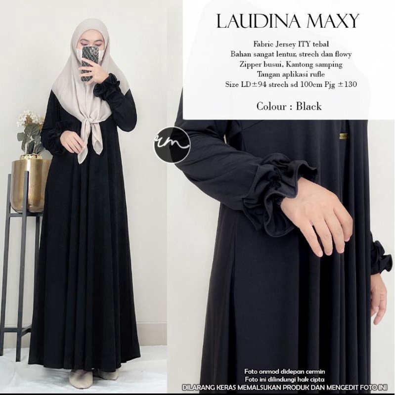 RATU MULABESS LAUDINA MAXY || GAMIS PREMIUM CASUAL ORI BRAND RATU MULABEES