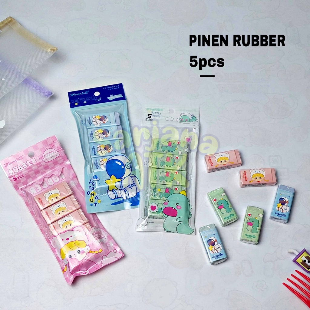 Penghapus Funcy / Stip Funcy 1 Set Isi 5pcs XP-2812,XP-2813,XP-2814