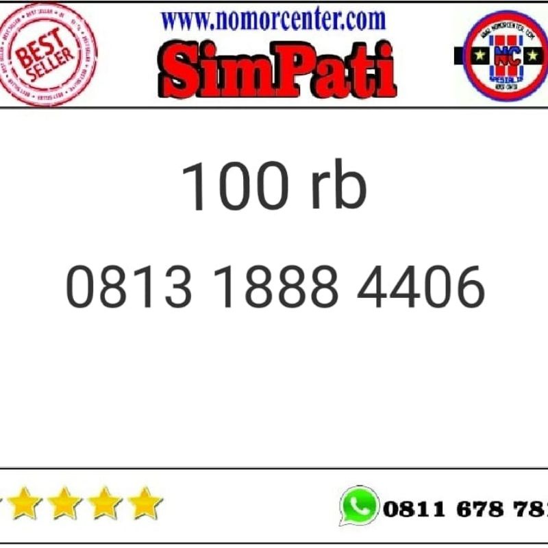 nocan nomor cantik simpati 4g 888