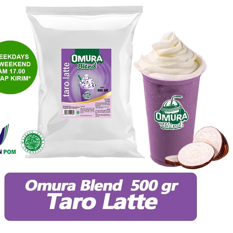 

10.10 ✨SALE✨ Bubuk Minuman Rasa Taro Latte 500 GR Omura Blend !