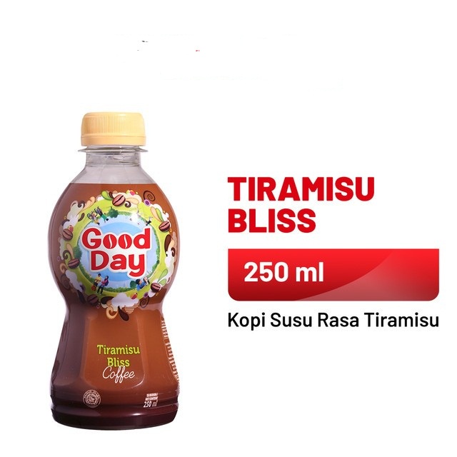 

KOPI SUSU READY TO DRINK GOOD DAY TIRAMISU BLISS 250ML