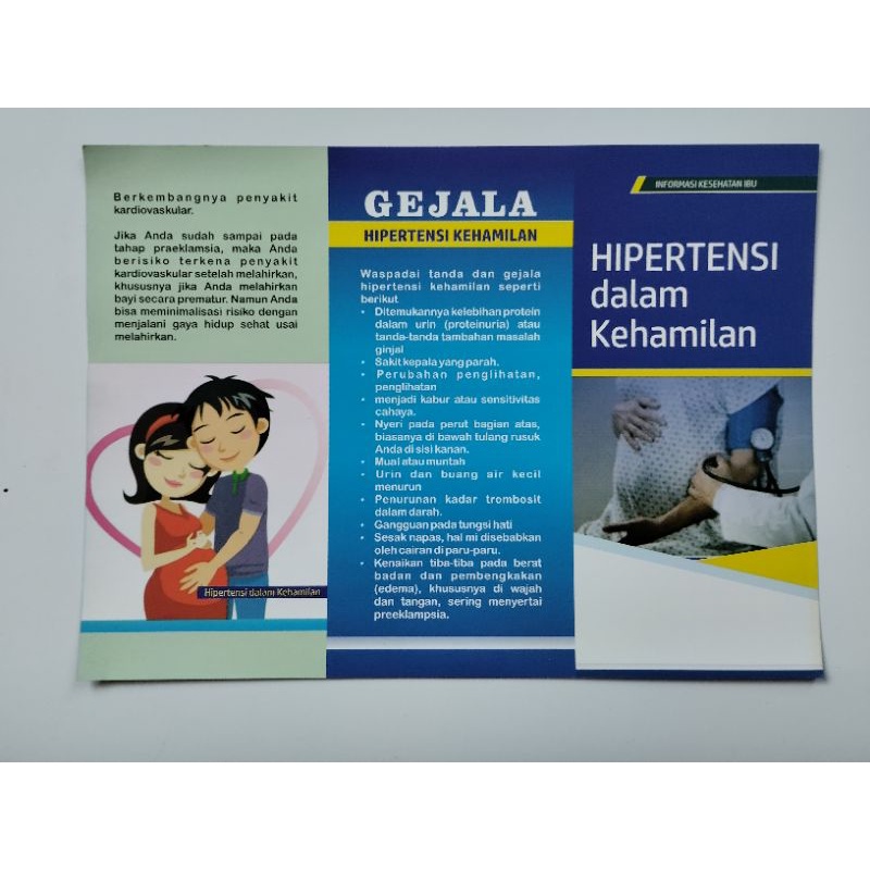 Leaflet Gejala Hipertensi Kehamilan