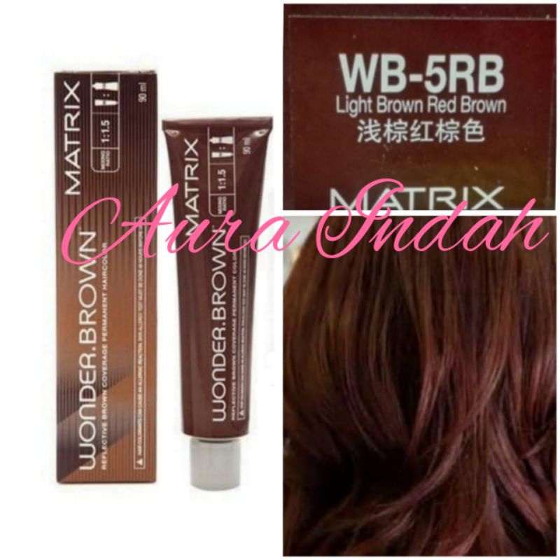 MATRIX WONDER BROWN WB-5RB LIGHT BROWN RED BROWN 90ML