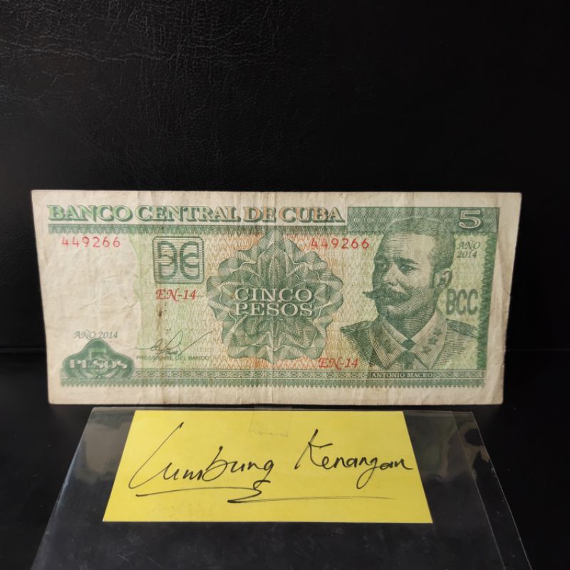 uang asing cuba 5 pesos UA9LK