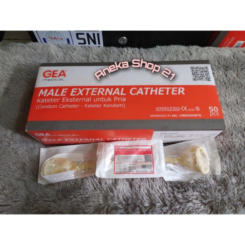 Male External Catheter Gea Cateter Condom Kateter Pria Laki Kondom
