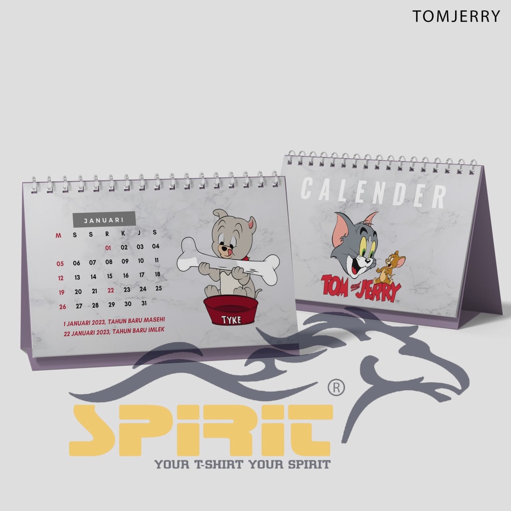 

Kalender Duduk Tahun 2023 / Kalender Meja Tahun 2023 Desian Karakter Lucu Kekinian
