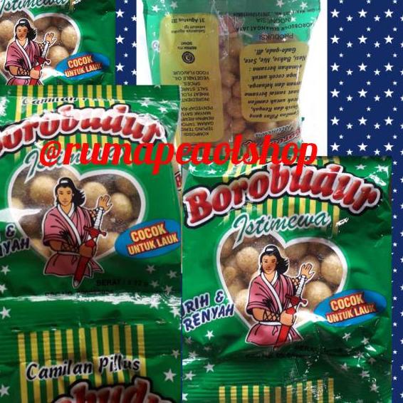 

Original cemilan Borobudur khas medan 470grm 20 bks !!!