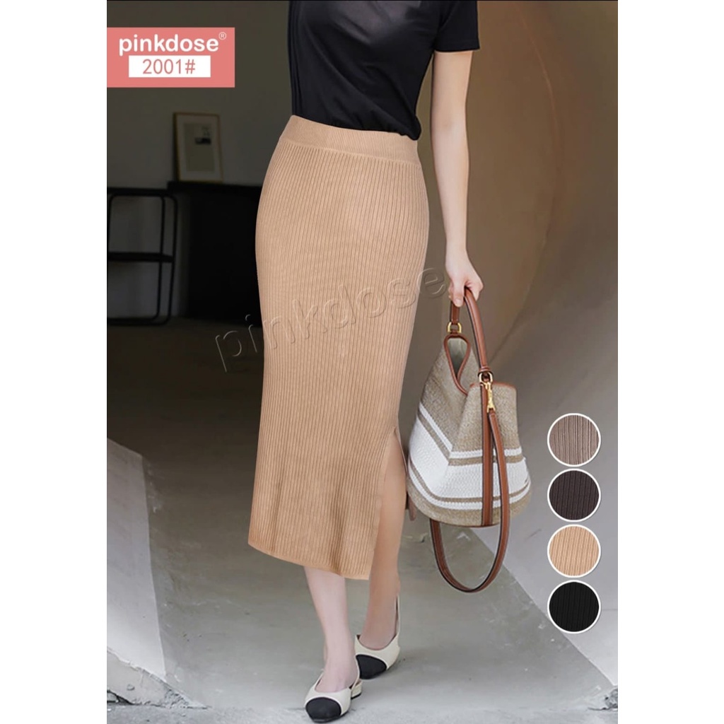 ROK SPAN RAJUT IMPORT PINKDOSE 2001