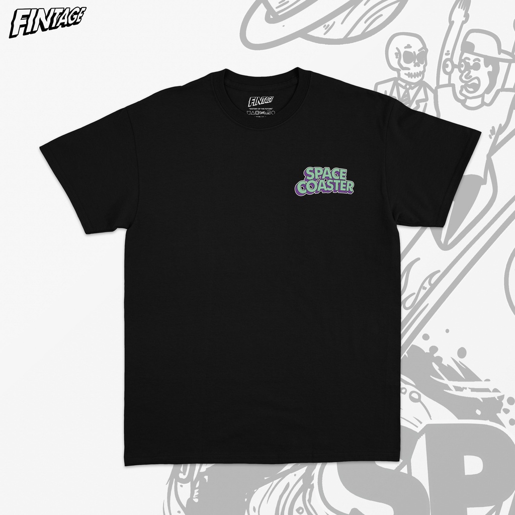 Fintage Tees | Space Coaster Black | No Box