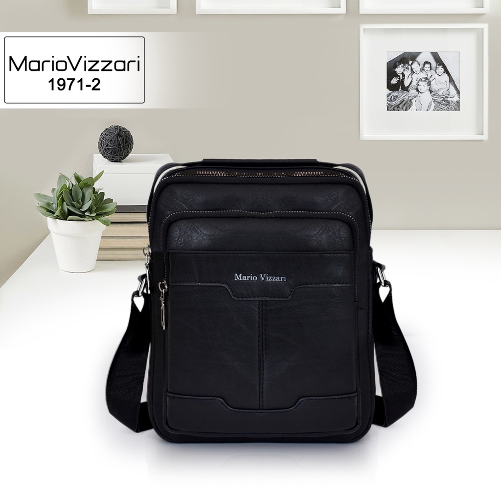 Tas Selempang Pria Kulit Mario Vizzari London (1971-2)