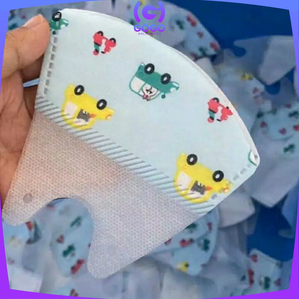 GOGO-C280 Masker Anak Duckbill 50Pcs 3Ply Earloop Kids Face Mask Masker Duckbil Anak Karakter Kartun