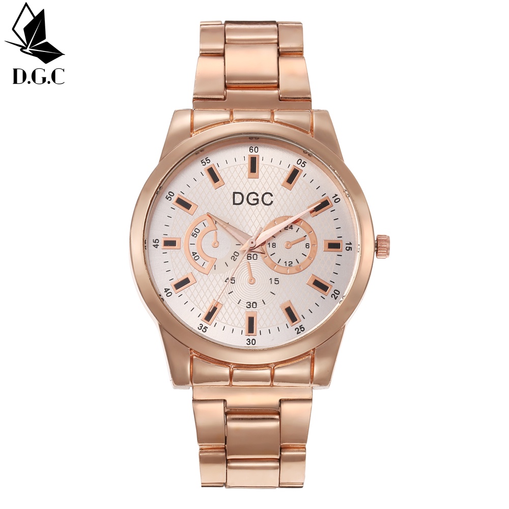 ✨DGC✨JAM TANGAN COUPLE RANTAI COUPLE WATCH FASHION PRIA WANITA JAM TANGAN MURAH CEWEK C98