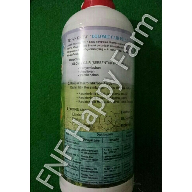 Terbaru Pupuk Dolomit Cair Plus Isi 1Liter "k;