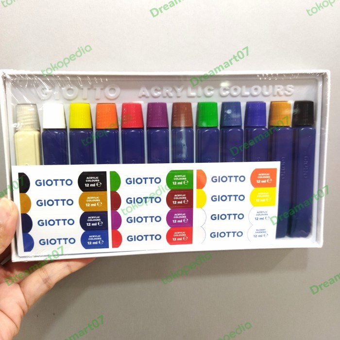 

Spesial Giotto Acrylic 12 Warna Berkualitas