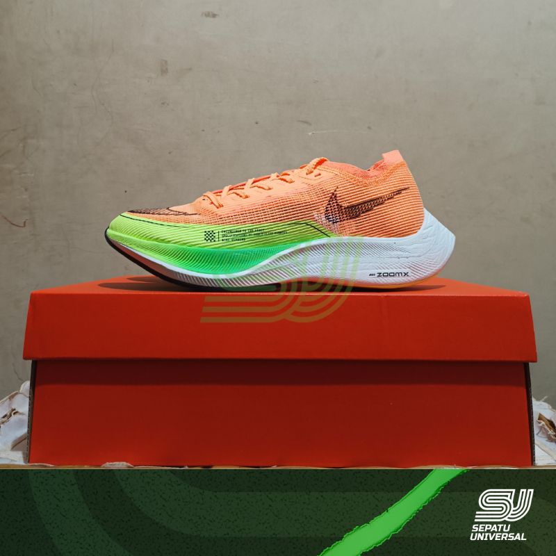 Nike ZoomX Vaporfly Next% 2 Women Peach Cream/Green Shock