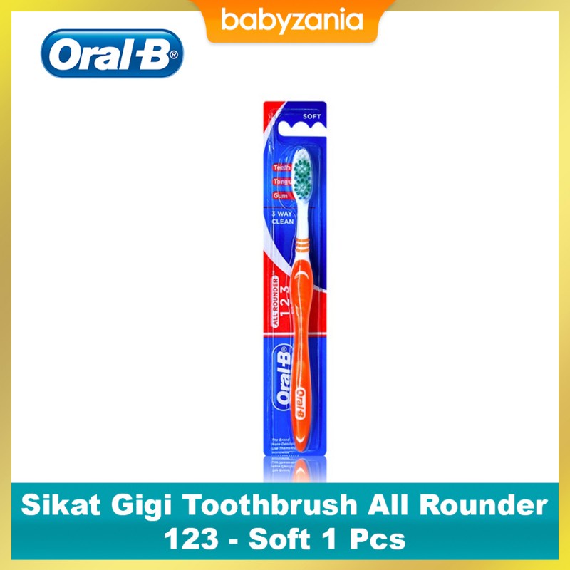 Oral-B Sikat Gigi All Rounder 123 Soft - 1 Pcs