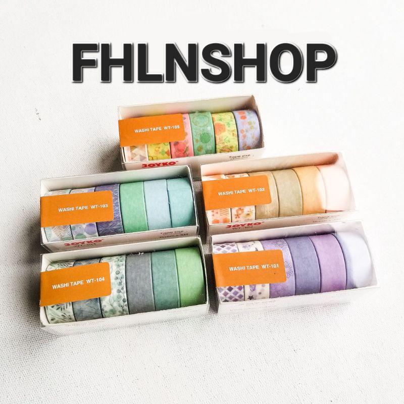 

solasi washi tape kertas joyko 1paket isi 6 buah/solatip kertas roll scrapbook diary