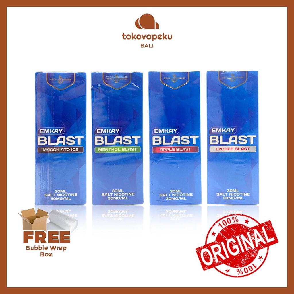 EMKAY BLAST SALTNIC 30MG EMKAY BLAST 30ML AUTHENTIC by EMKAY BREWER