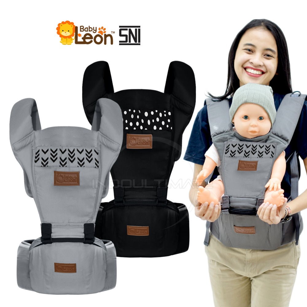 5in1 Way BABY LEON Gendongan Hipseat Bayi Tanpa Topi BY-481 Gendongan Bayi Model Terbaru Gendongan Bayi Depan Duduk Gendongan Bayi Samping Gendongan Multifungsi Gendongan Bayi Instan Anti Pegal Baby Carrier
