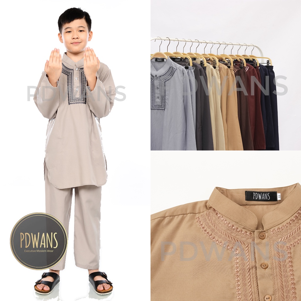 BAJU KOKO Setelan Pakistan Remaja Warna Ukuran Tanggung 11 12 13 14 15 Tahun BGM01 PDWANS