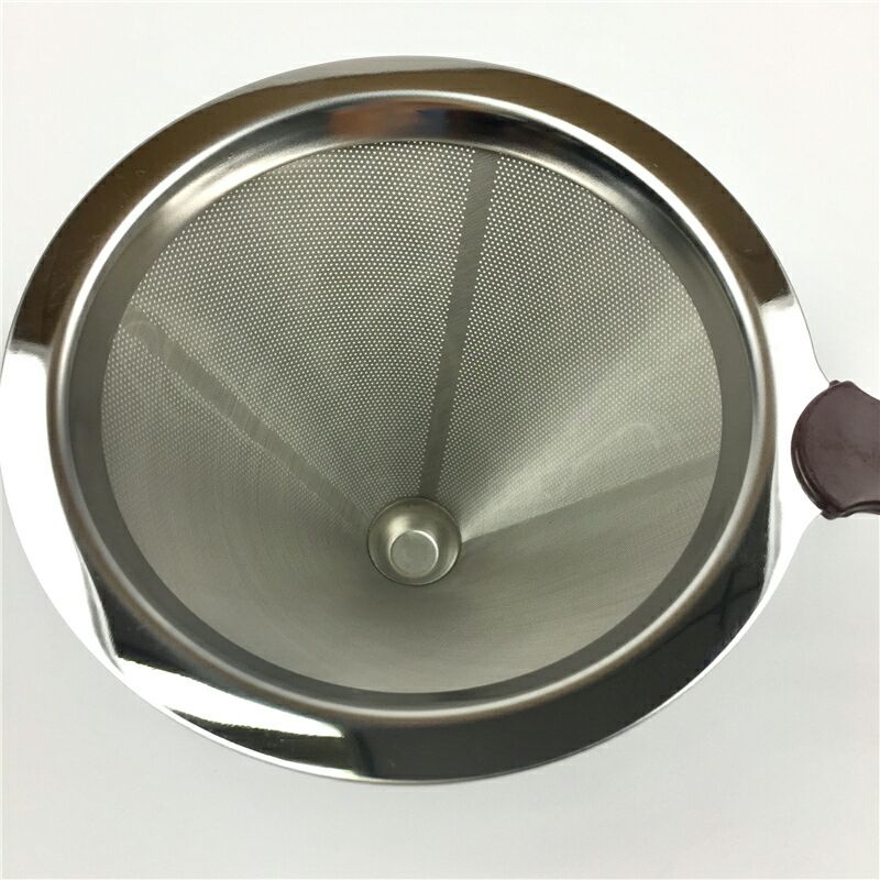 Filter Penyaring Kopi V60 Cone Coffee Dripper Filter Size Medium f-402 Silver