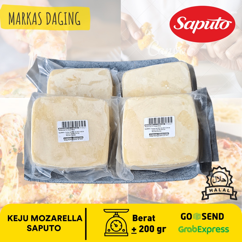 SAPUTO KEJU MOZARELLA / Mozzarella Cheese SAPUTO / HALAL