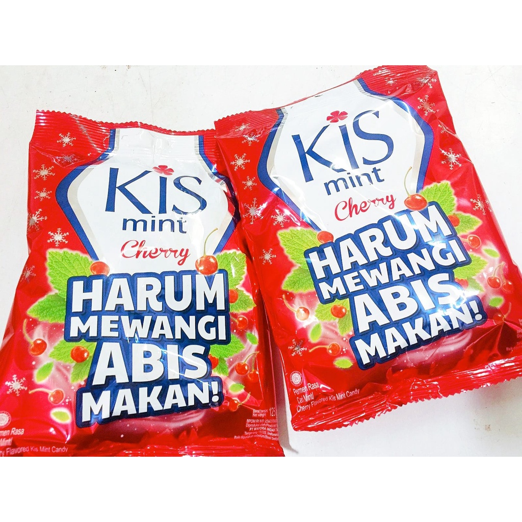 Permen KIS Mint Cherry Merah dan KIS Mint Barley Biru - Pilih Rasa