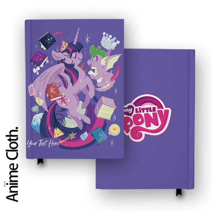 

Buku Catatan Notebook My Little Pony Twilight Sparkle Custom Hardcover