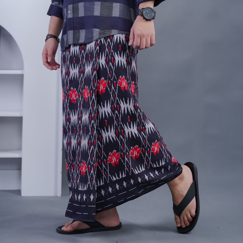 Sarung Goyor Print Super Babagaf Motif D Sarung Rayon Printing Pria Dewasa Fashion Muslim Sarung Santri