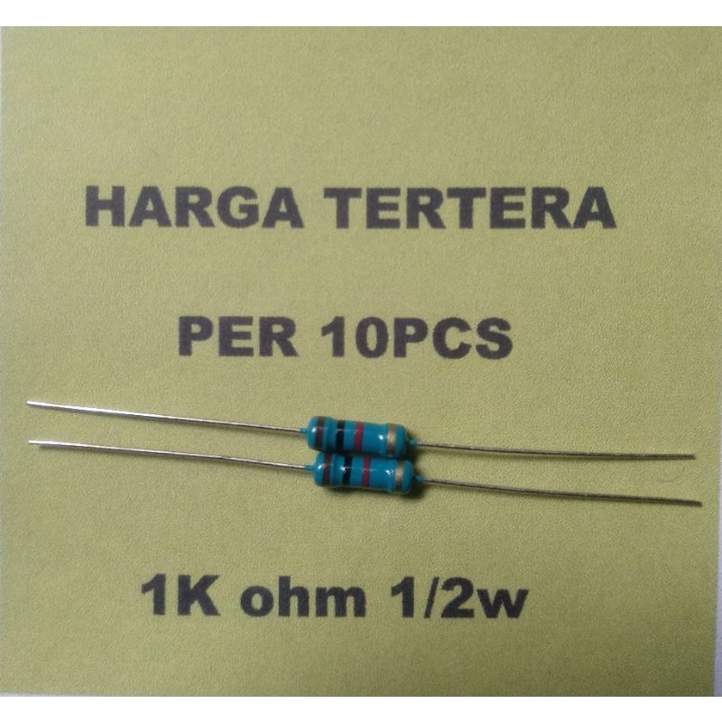 Resistor 1K ohm 1/2 Watt