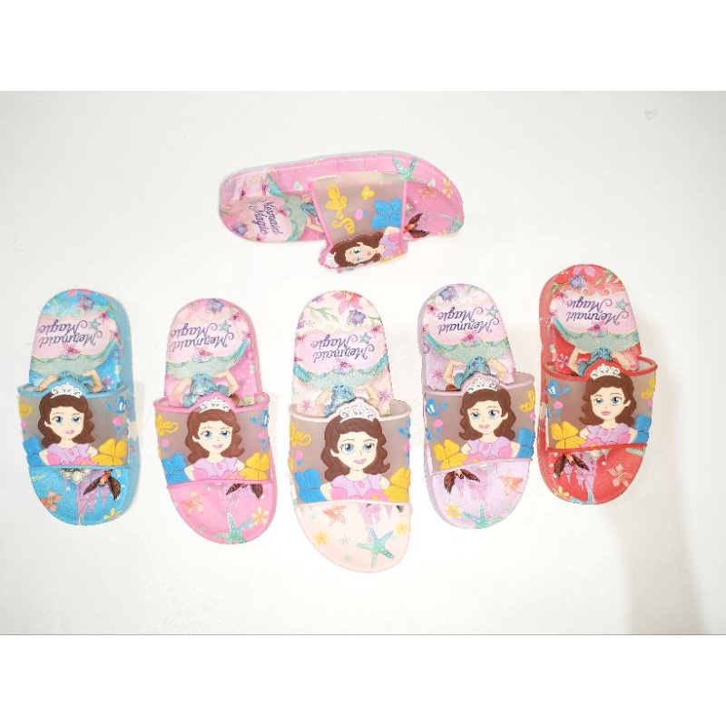 SANDAL ANAK PEREMPUAN GAMBAR KARAKTER SOFIA UNICORN KUDA PONI PRINCESS 009-10M UKURAN 24-29