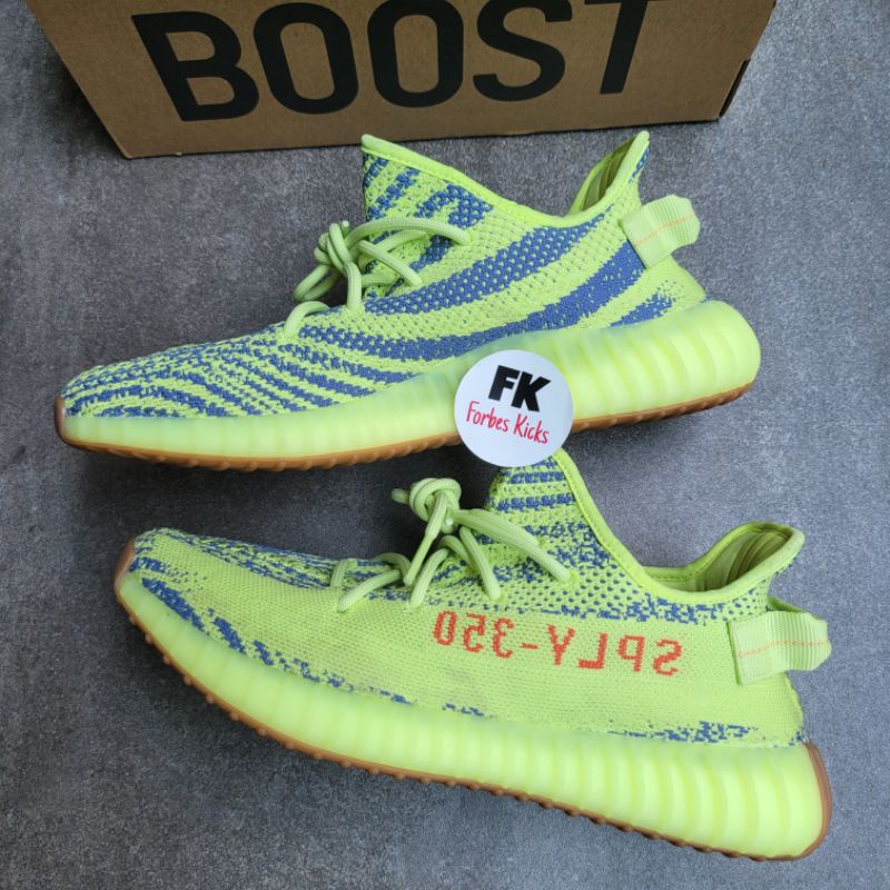 Adidas Yeezy Boost 350 V2 Semi Frozen Yellow || green volt