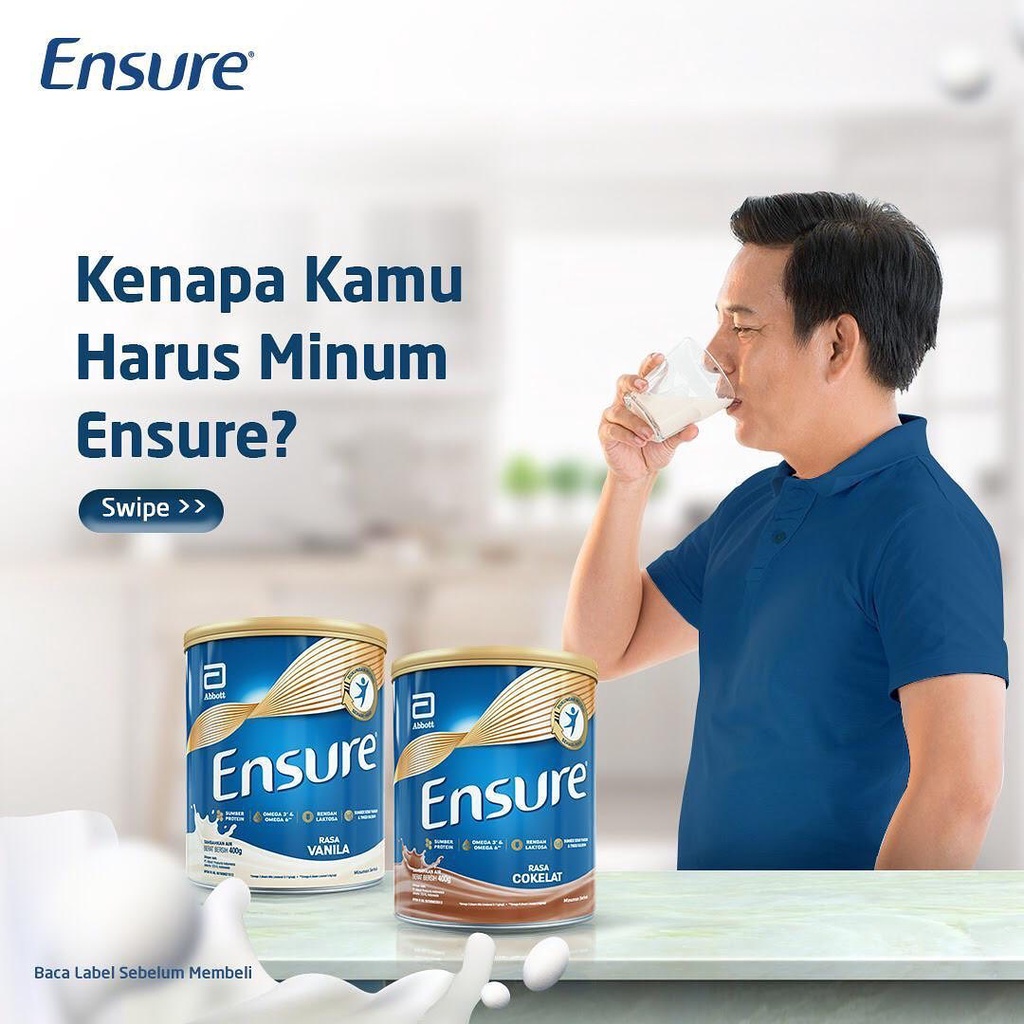 

Ensure GOLD 380Gr (Vanila&Coklat) Non Medis