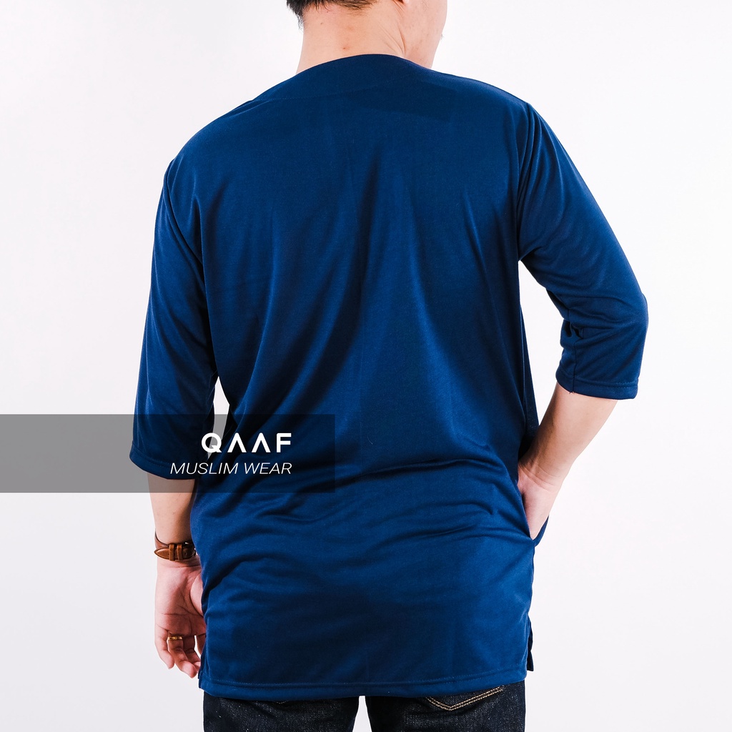 Kaos Koko Kurta Dewasa Lengan 3/4 Bahan Adem Serap Keringat