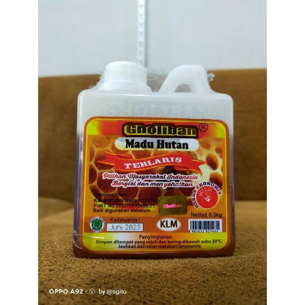 

madu hutan Gholiban Kalimantan 500gram murni murah hutan tropis